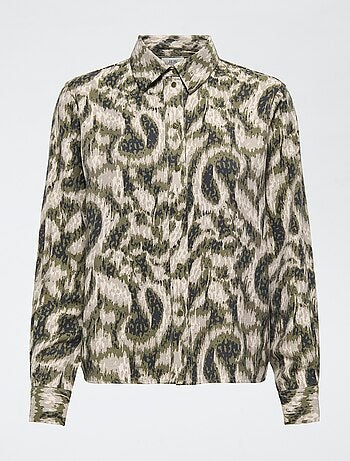 Effen blouse met print 'JDY'