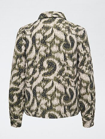 Effen blouse met print 'JDY'