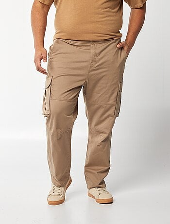 Effen broek met zakken