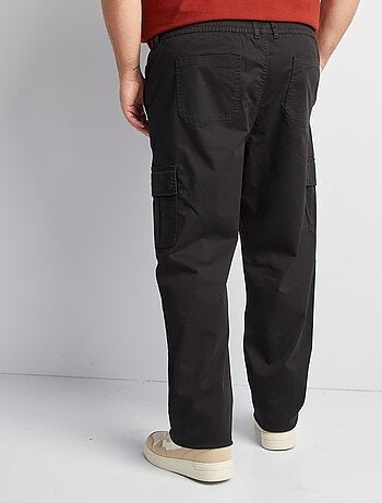 Effen broek met zakken