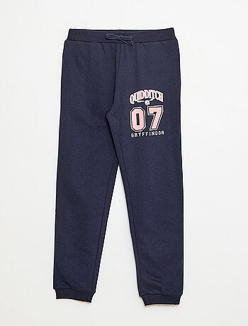 Effen fleecebroek met print 'Harry Potter'