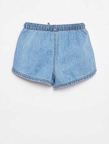 Effen jeansshort