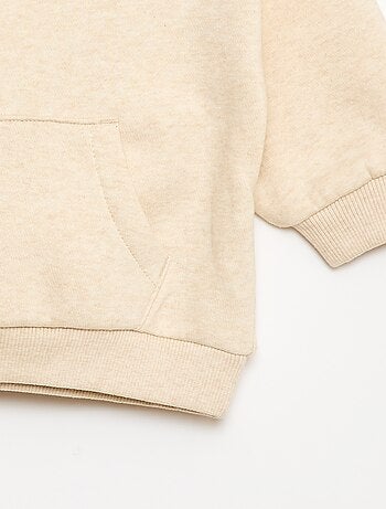 Effen joggingpak van sweatstof - Sweater + broek - 2-delig