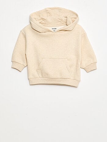 Effen joggingpak van sweatstof - Sweater + broek - 2-delig