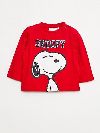 Effen katoenen T-shirt 'Snoopy'