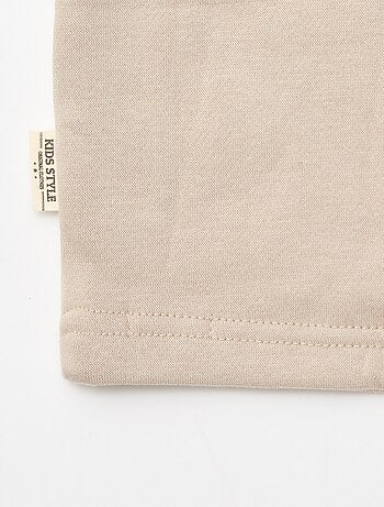 Effen snood van fleece