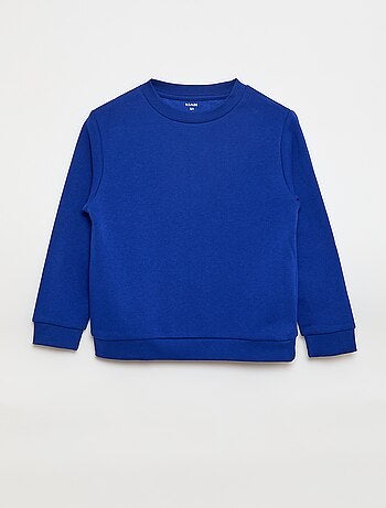 Effen sweater joggingstof met zachte, geruwde binnenzijde