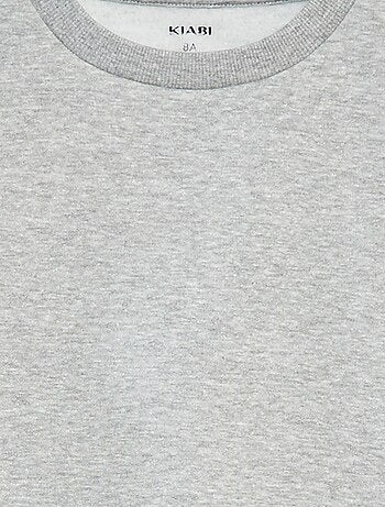 Effen sweater joggingstof met zachte, geruwde binnenzijde