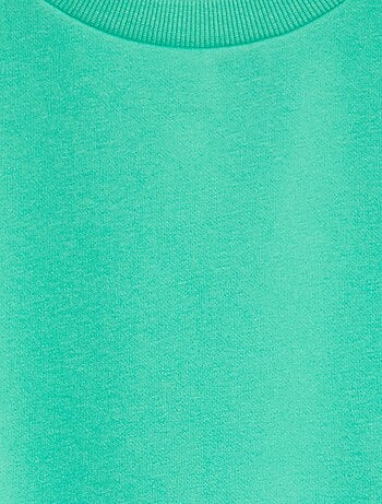 Effen sweater joggingstof met zachte, geruwde binnenzijde