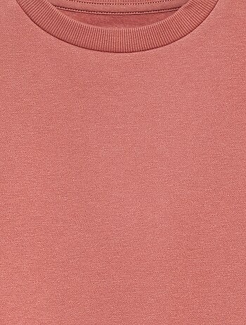Effen sweater joggingstof met zachte, geruwde binnenzijde
