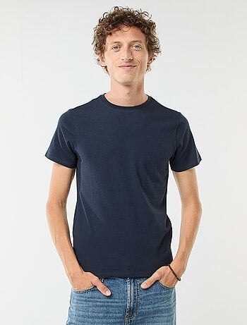 Effen T-shirt - Slim-fit