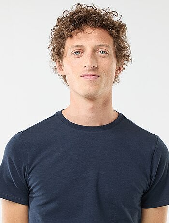 Effen T-shirt - Slim-fit