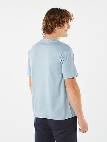 Effen T-shirt met borstzak