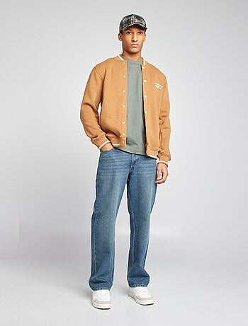 Effen T-shirt met borstzak