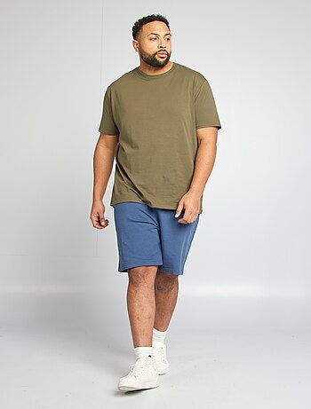 Effen T-shirt met korte mouw
