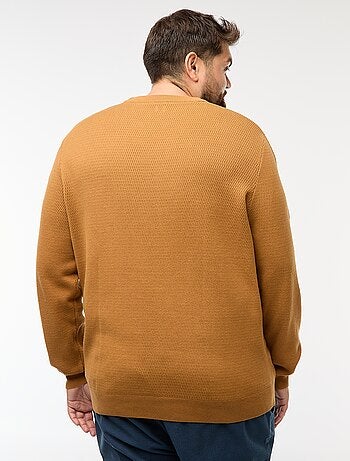 Effen trui van tricot