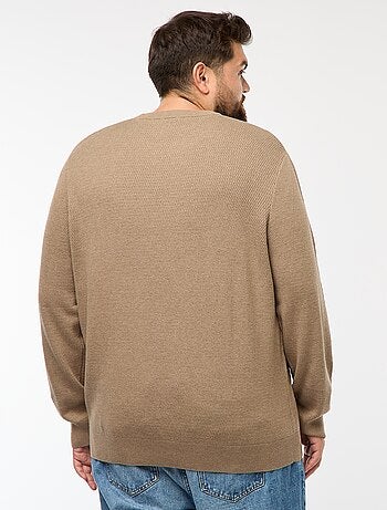 Effen trui van tricot
