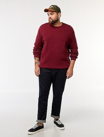 Effen trui van tricot