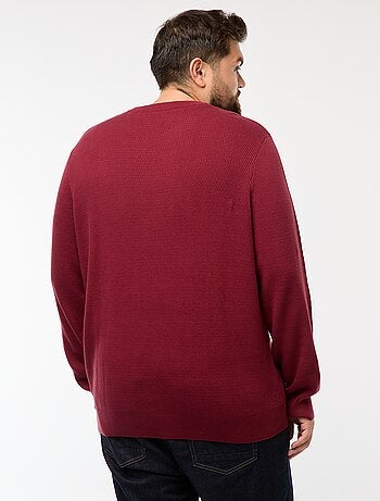 Effen trui van tricot