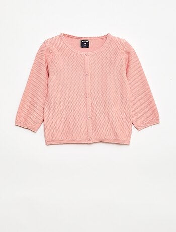 Effen vest van dun gebreid tricot