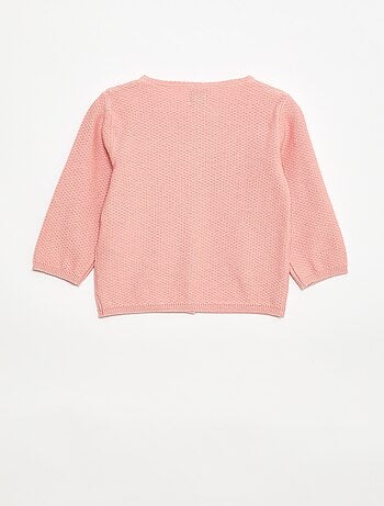 Effen vest van dun gebreid tricot