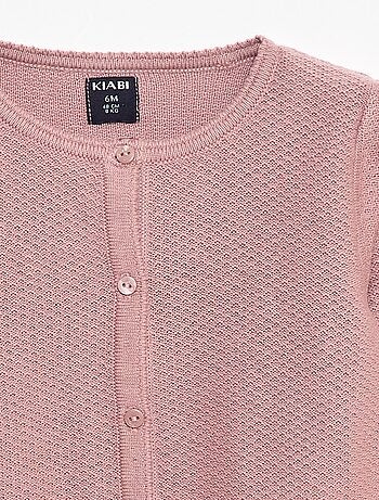 Effen vest van dun gebreid tricot