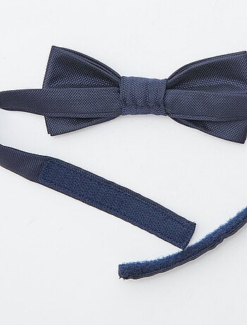 Effen vlinderstrik met klittenband