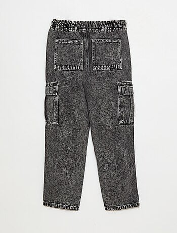 Elastische broek met zakken