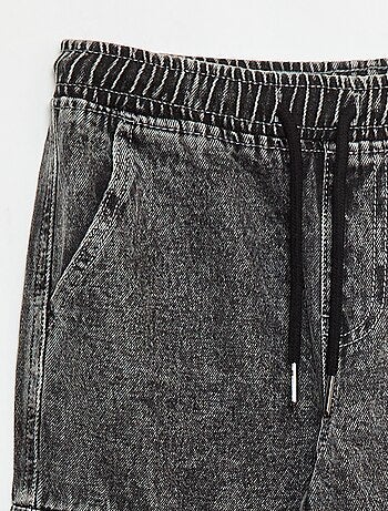 Elastische broek met zakken