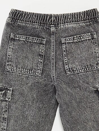 Elastische broek met zakken