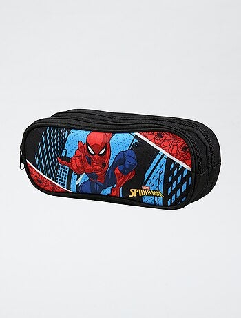 Etui met twee vakken en Spider-Man-print