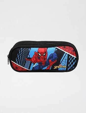 Etui met twee vakken en Spider-Man-print