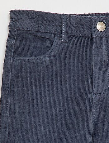 Flared broek van fluweel