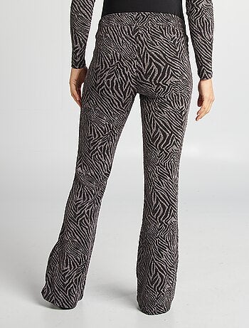 Flared zwangerschapsbroek van glitterstof 'Only Maternity'