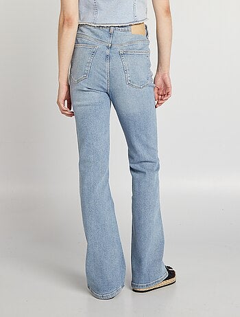 Flared/bootcut jeans met hoge taille