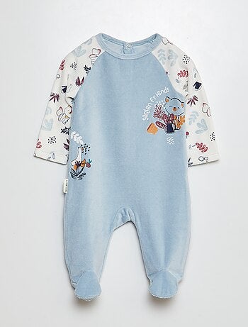 Fleece pyjama/slaappakje met voetjes