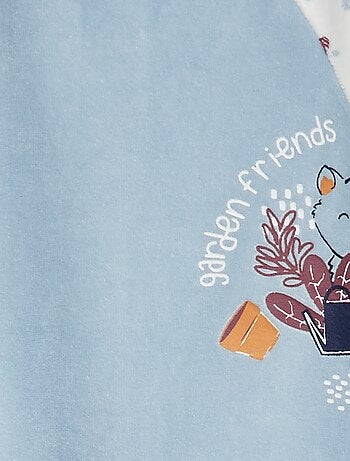 Fleece pyjama/slaappakje met voetjes