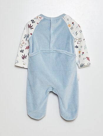 Fleece pyjama/slaappakje met voetjes