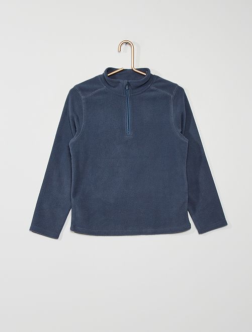 Fleece sweater 'Ecodesign'                                                                             BLAUW 
