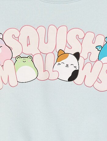 Fleece sweater met 'squishmallows'-print