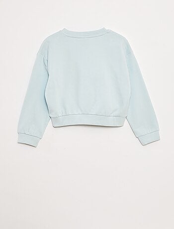 Fleece sweater met 'squishmallows'-print