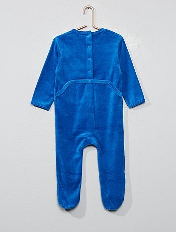 Jongen 0-36 maanden - Fluwelen pyjama - Kiabi