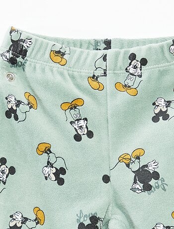 Fluwelen pyjama met top + broek 'Disney' - 2-delig