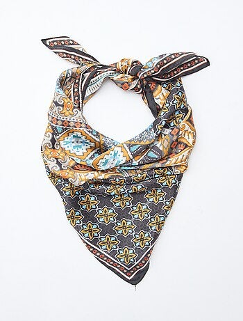 Foulard met satijnglans
