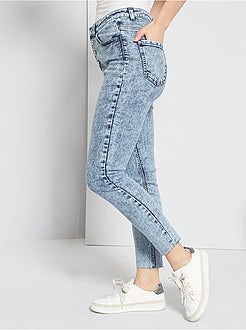 Gebleekte skinny jeans - Kiabi
