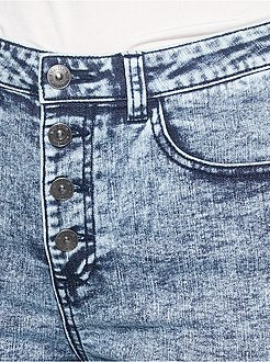 Gebleekte skinny jeans - Kiabi