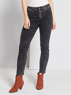 Gebleekte skinny jeans - Kiabi