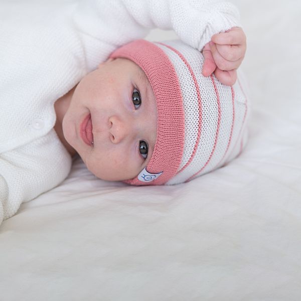 Gebreide Muts La Manufacture De Layette Bebe Fille Rose Kiabi 8 00