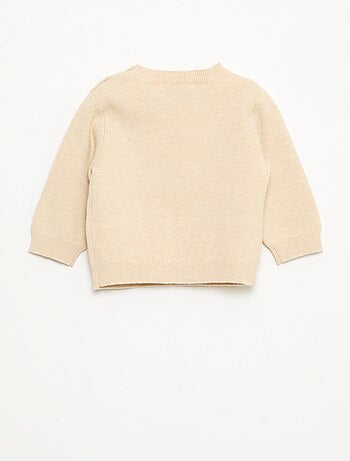 Gebreide trui met applicatie 'Disney' 'Marie'