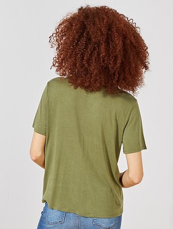 Geknoopt T-shirt - Kiabi